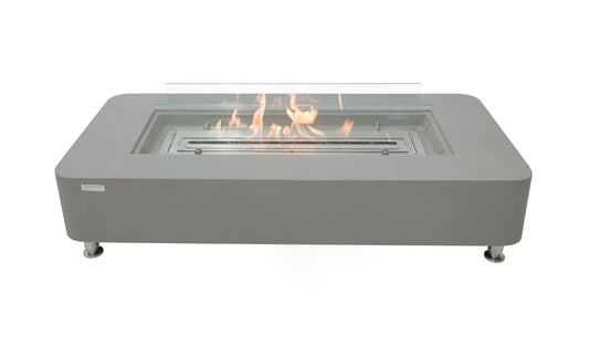Sydney Concrete Ethanol Fire Table Space Gray