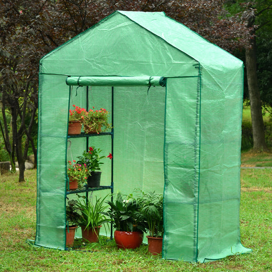 Genesis 61" L x 28" W x 79" H Portable Walk-In Greenhouse