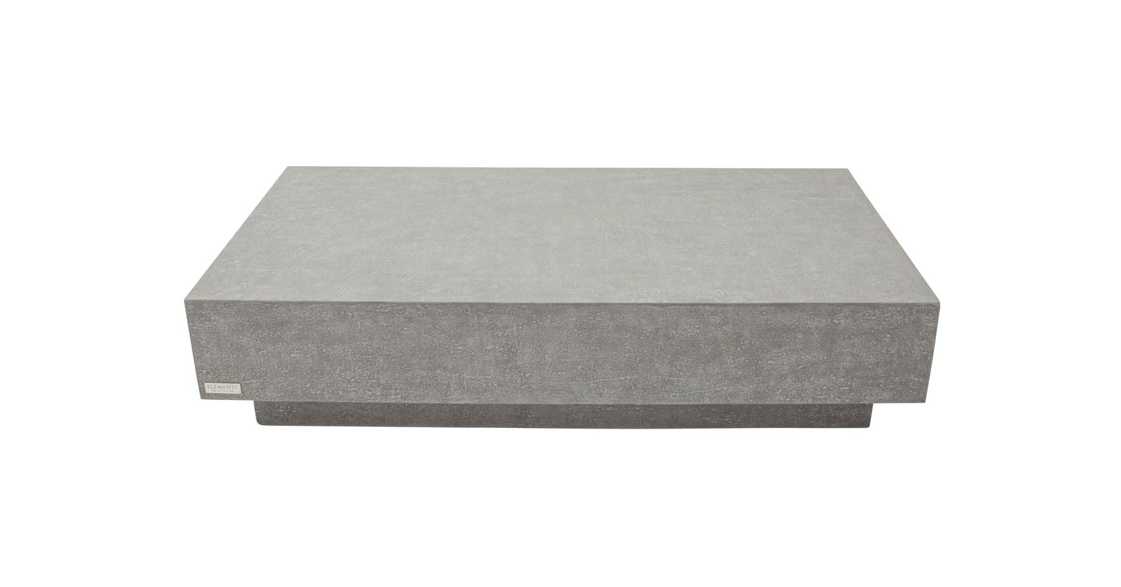 Tevere 60" Rectangular Concrete Coffee Table Large