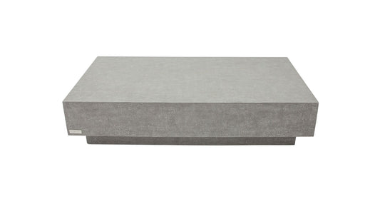 Tevere 60" Rectangular Concrete Coffee Table Large