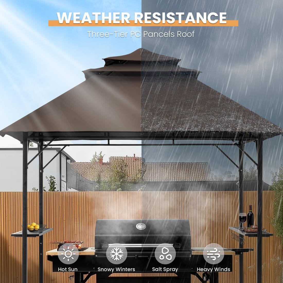 Pamapic Grill Gazebo 8x5ft