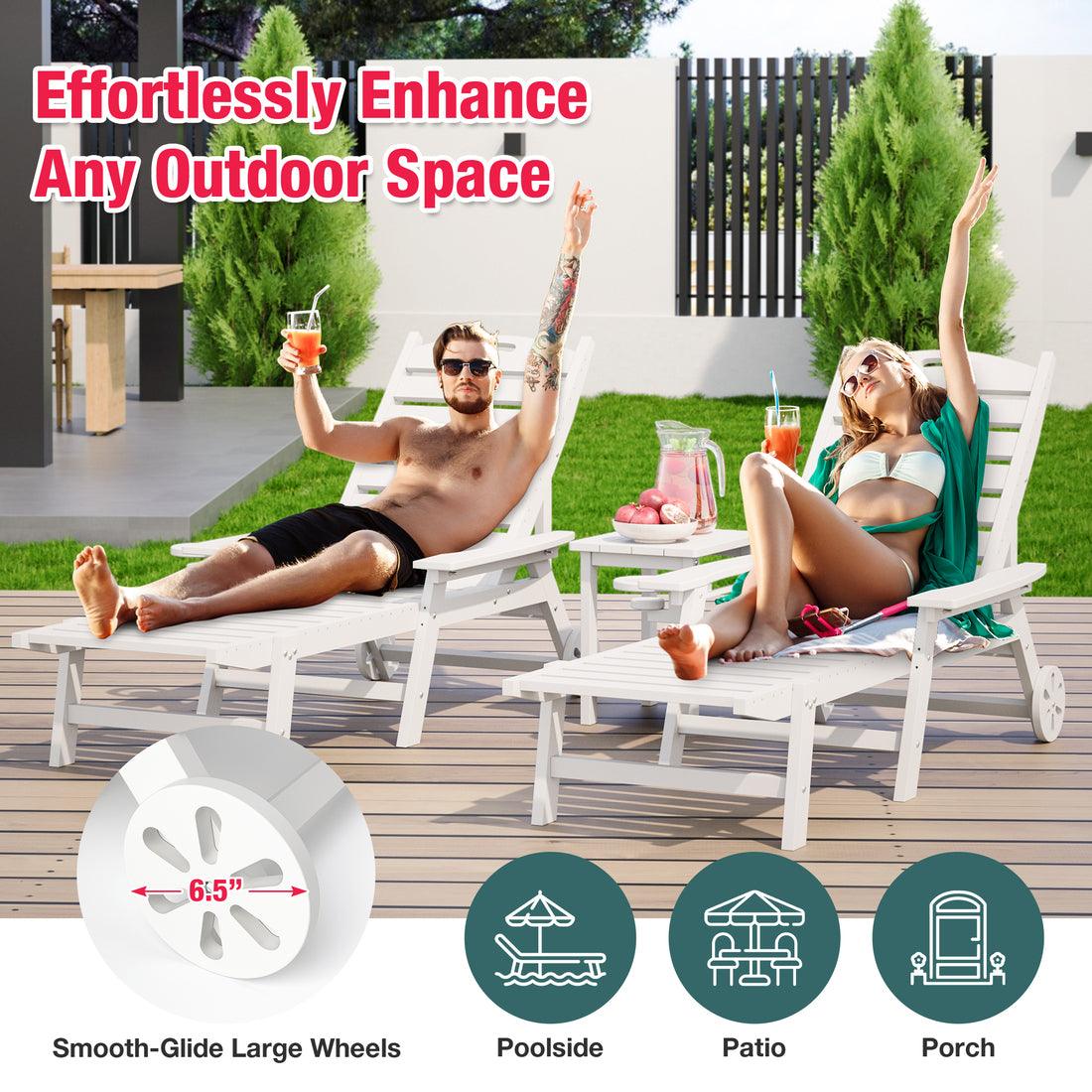 Pamapic Outdoor Chaise Lounge Set (2)