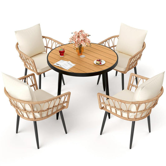 Pamapic Round Outdoor Dining Set