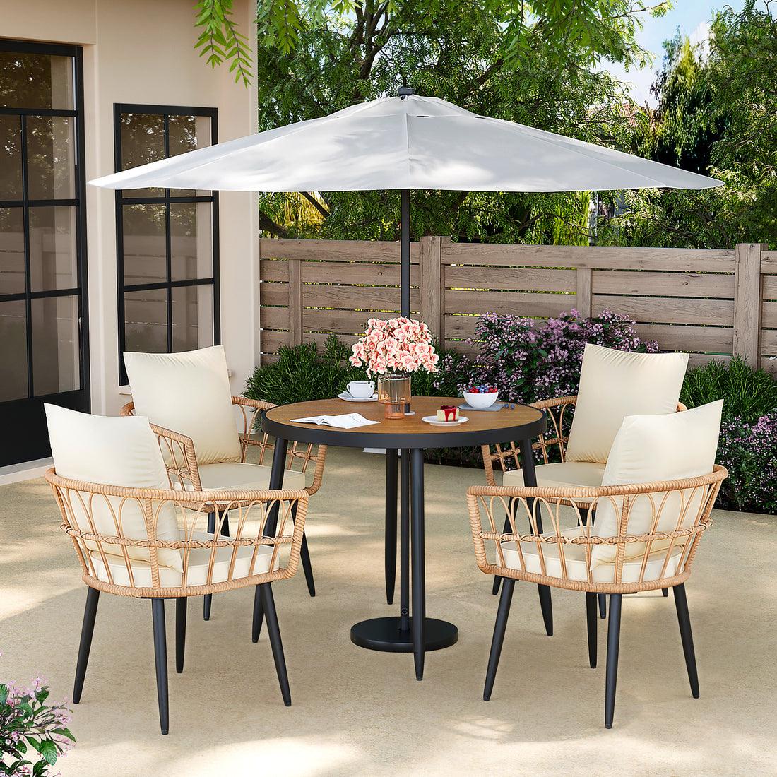 Pamapic Round Outdoor Dining Set