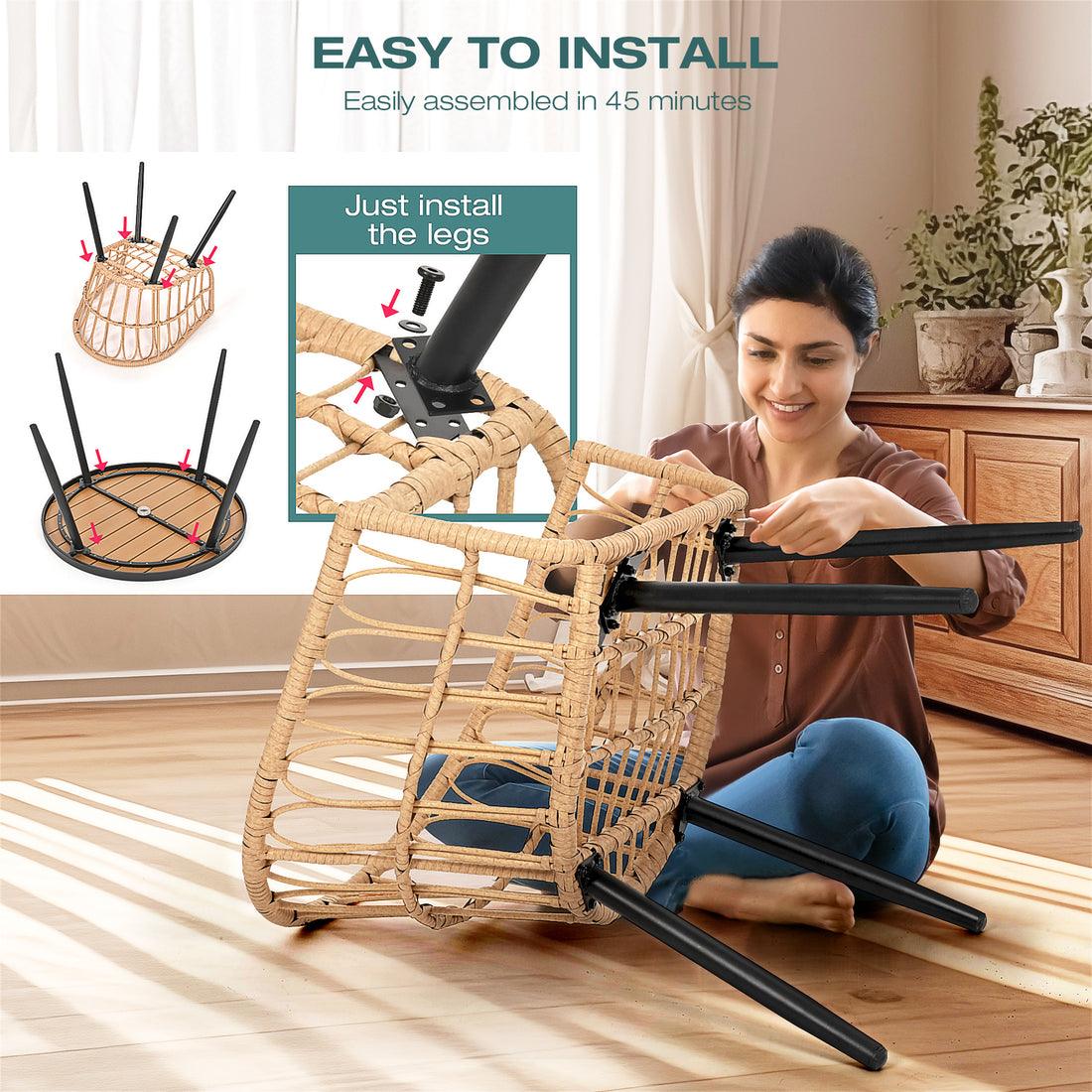 Pamapic Round Outdoor Dining Set