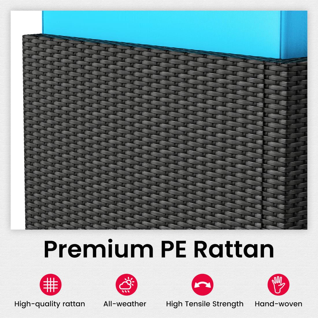 Pamapic 7-Piece Outdoor Sectional Sofa Set