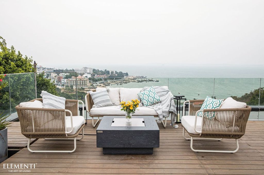 Manhattan Fire Table - Dark Grey