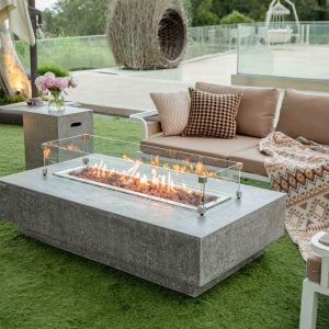 Elementi Hampton Fire Table OFG139LG Outdoor Surplus USA