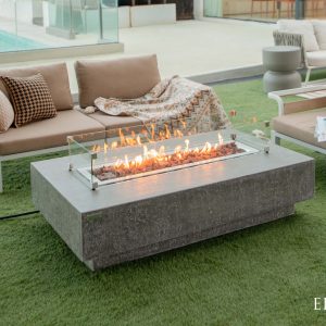 Elementi Hampton Fire Table OFG139LG Outdoor Surplus USA