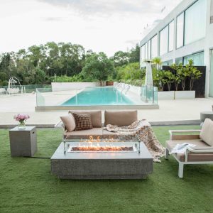 Elementi Hampton Fire Table OFG139LG Outdoor Surplus USA