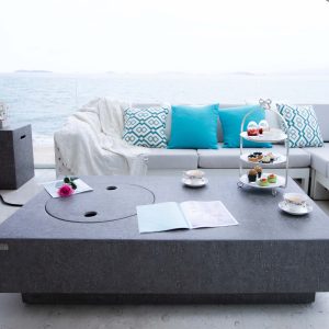 Elementi Metropolis Fire Table OFG104LG Outdoor Surplus USA