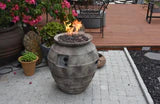 Modeno Pompeii Concrete Fire Pit Outdoor Surplus USA
