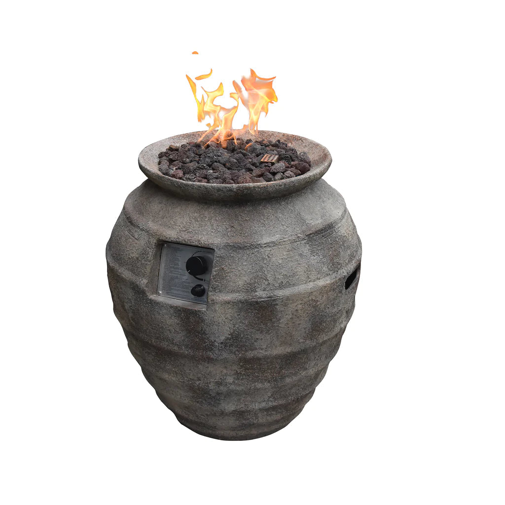 Modeno Pompeii Concrete Fire Pit Outdoor Surplus USA