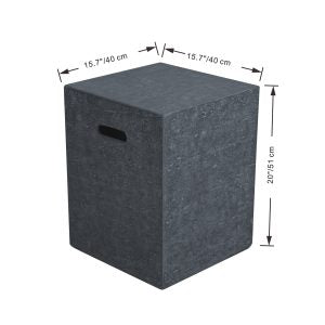 Modeno Square Tank Cover ONB016 LG / DG Outdoor Surplus USA